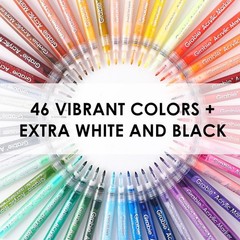 48 Vibrant Extra Fine Tip Acrylic Paint Pens – Perfect for Artistic Expression