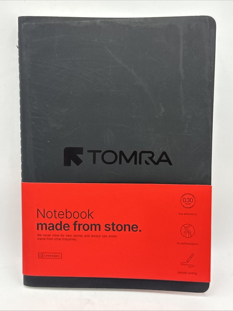 Stone Paper Notebook Soft Cover A5 Lined Tonra Logo!!! Agood Company