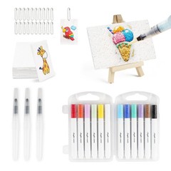 36 Pcs Foam Texture Painting Kit, Deluxe 3D Puffy Paint Art Set with 12 Sheet…
