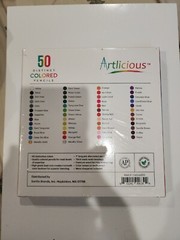 Artlicious Colored Pencils 50 Colors Colored Pencils for Kids Color Pencil Se…