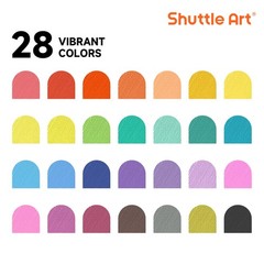 28 Colors Fabric Markers, Fabric Markers Permanent Markers for T-Shirts Cloth…