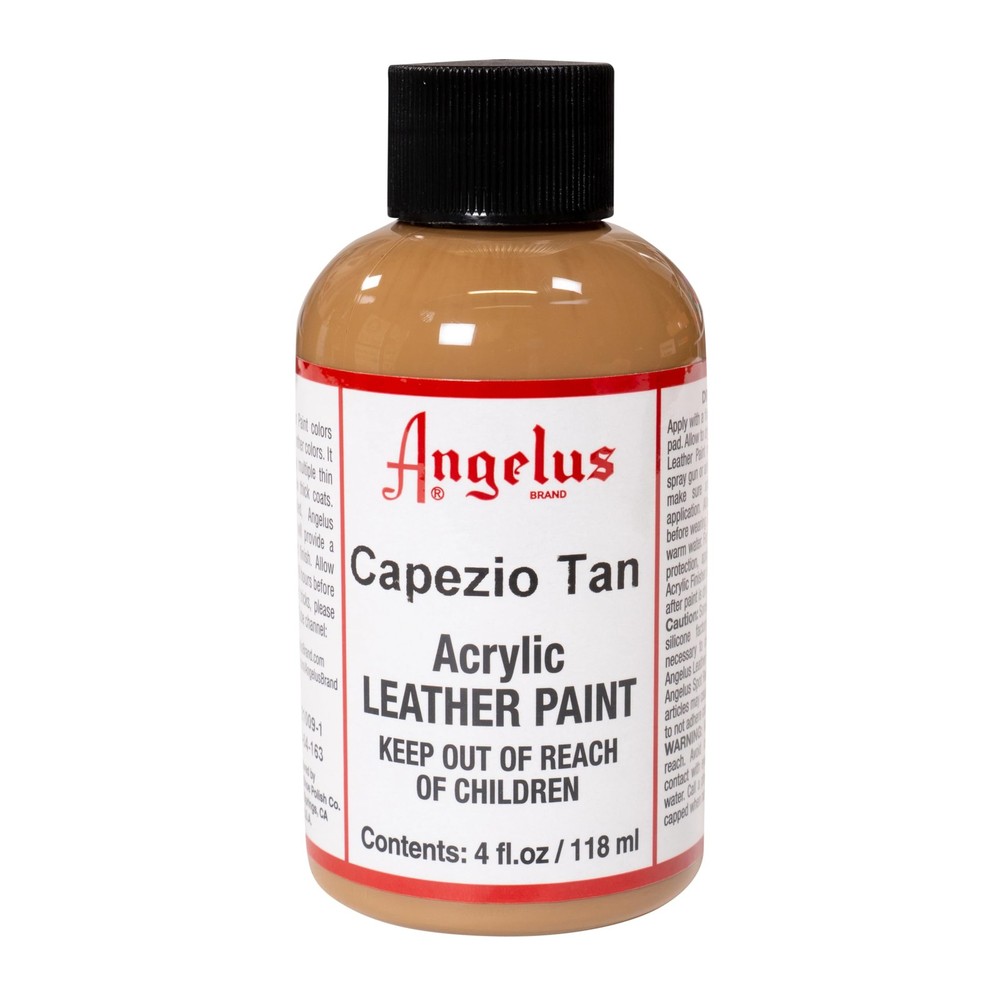 Capezio Tan Leather Paint 4 Fl Oz Water Based Non Toxic For Shoes Bags And