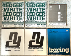 Sketching and Tracing paper – 14” x 17” pads, 50 sheets. Open LOT !