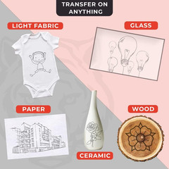 200 Sheets Black Carbon Paper for Tracing On Fabric | Carbon Paper for Tracing o