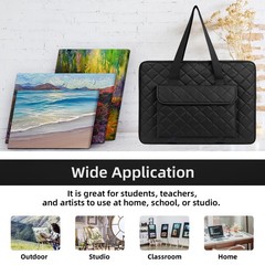 24×36 Quilting Portfolio Bag – Lightweight Art Canvas Case for Storage & Travel