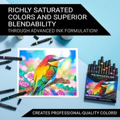 Premier Dual-Ended Art Markers, Chisel and Fine Tips, Primary Colors, 12 Coun…