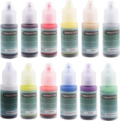 Fade Resistant 12x10ml Water-Based Airbrush Paint Set – Ideal for All Surfaces