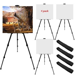 Art Easel Stand for Painting Canvases – 66-Inch Adjustable Metal for Adults T…