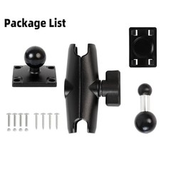 Car Mount for CarPlay Screen, Aluminum Alloy Medium Arm & Square 6.1″ Length