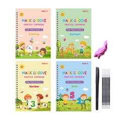 Writing Practice For Kids Age 3-5 Children’s Magic Copybooks Grooved useful