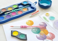 Faber-Castell Brush Set of 4 Pastel Soft Grip Couleurs Pastel.