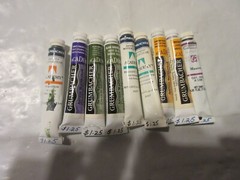 Lot of 9 TUBES GRUMBACHER ACADEMY WATERCOLOR PAINT NOS