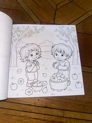 Hygge Heaven Colouring Book for Adults And Children 20x20cm Fun Stress Relief