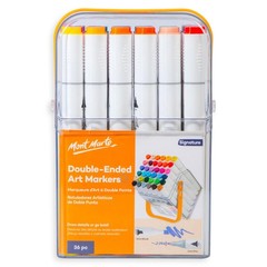 Double-Ended Art Markers in Case 36pc, Dual Tip Markers with Colored Alcohol …