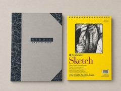 Canson & Strathmore Artist Sketchbooks Bundle New Acid Free Drawing Paper Lg-Med
