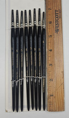 SOLO HORTON #5 PROFESSIONAL BRUSH HANDLE – Set of 8 – NEW