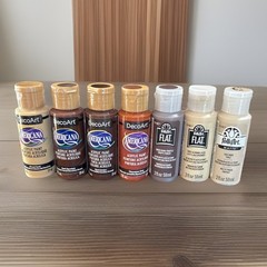 Decor Art FolkArt Craft Acrylic Paint Lot of 7 Paint Art Cycle DIY Projects