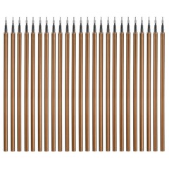 24Pack 0.5mm Gel Pen Refills for Coloring, Medium Point Pens Refills, Coffee