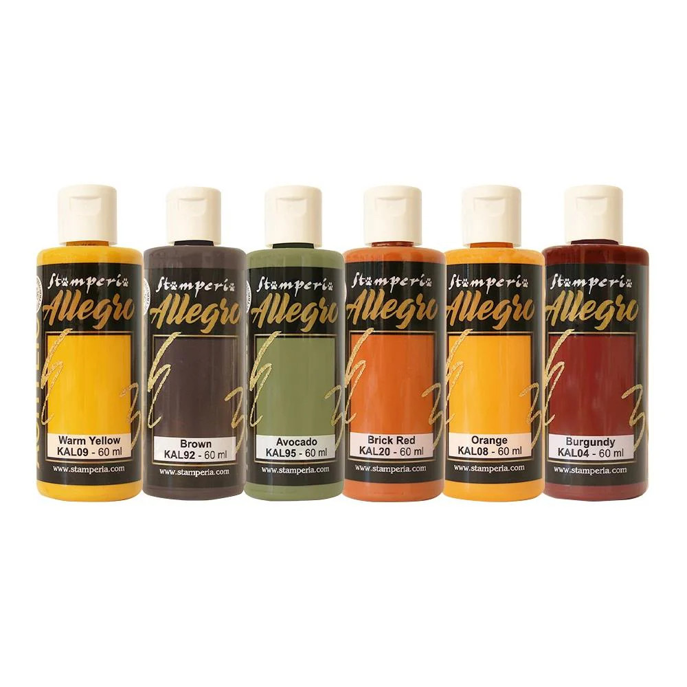 Stamperia Whispering Woods – 6Pc Allegro Paint Set, KALKIT65