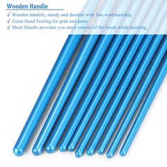 Paint Brush Sets, 10 Pack 100 Pcs Pointed-Round Tip Paintbrushes Nylon Hair A…