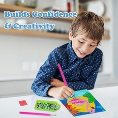 5D Diamond Art Kits for Kids Beginners Easy Kits Arts and Crafts for Kids