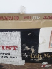 RARE Vintage Craft Master Mountain Waters Paint By Number Set NA-444 Palmer Pann