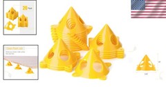 Door Painting Stands 20 Yellow Sturdy Plastic Minimal Contact DIY Finish Support