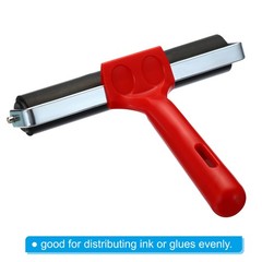 3pcs 2.4″ 6″ 8″ Rubber Roller Brayer Rolling Tool for Printing Printmaking Black