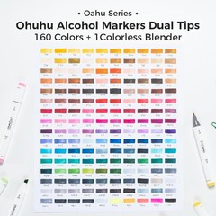 Alcohol Markers – 160-color AP Certificated Double Tipped Art Marker Set for …