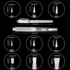 Outus 18 Pcs Water Brush Pen Set Watercolor Paint Drawing Assorted