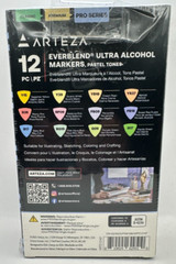 Arteza EverBlend Ultra Art Markers | Pastel Colors 12 PC (ARTZ-2147)