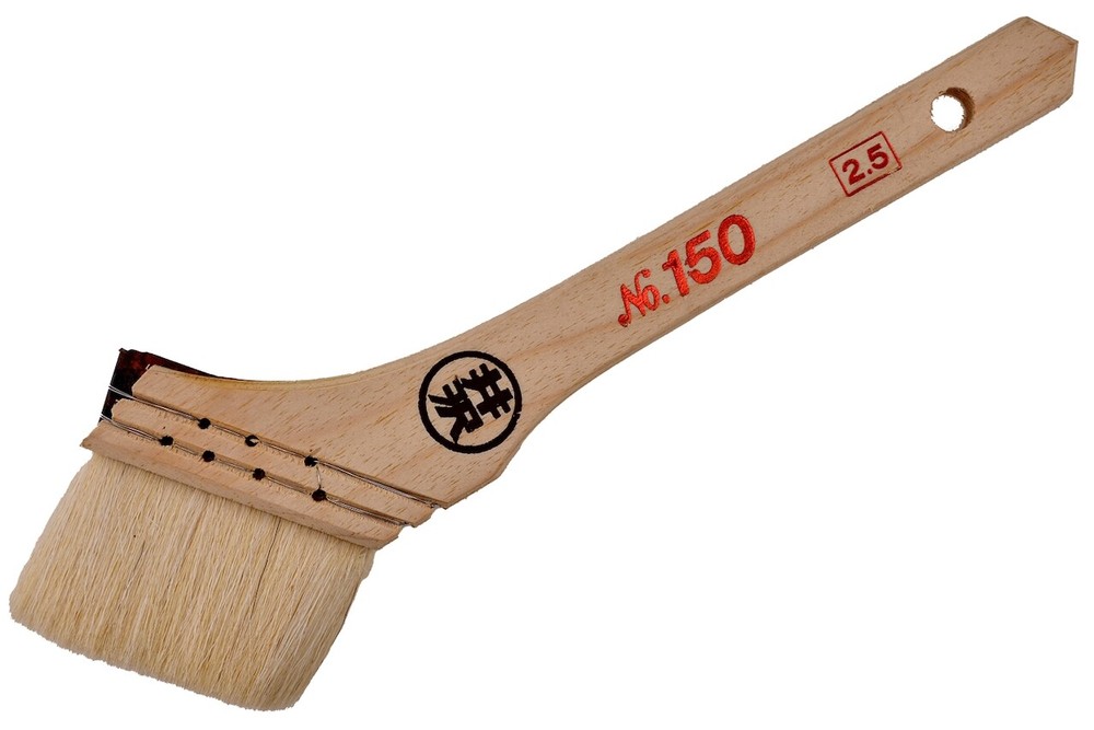 Craft Sha Leathercraft Tool Medium 60mm Leather Dyeing Japanese Flat Head Brush