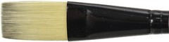 Black Silver Short Handle Brush-Stroke, Size: 3/4