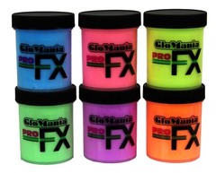 GLOW IN THE DARK DAY VISIBLE STENCIL NURSERY PAINT 2OZ X 6 SOOTHING NIGHT GLOW