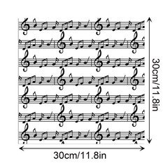 24 Sheets Music Notes Scrapbook Paper 11.8 x Inch Musical Multicolor