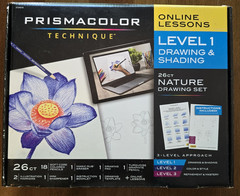 Prismacolor NATURE Level 1 Online Drawing Lessons 26-Pc Set Drawing & Shading