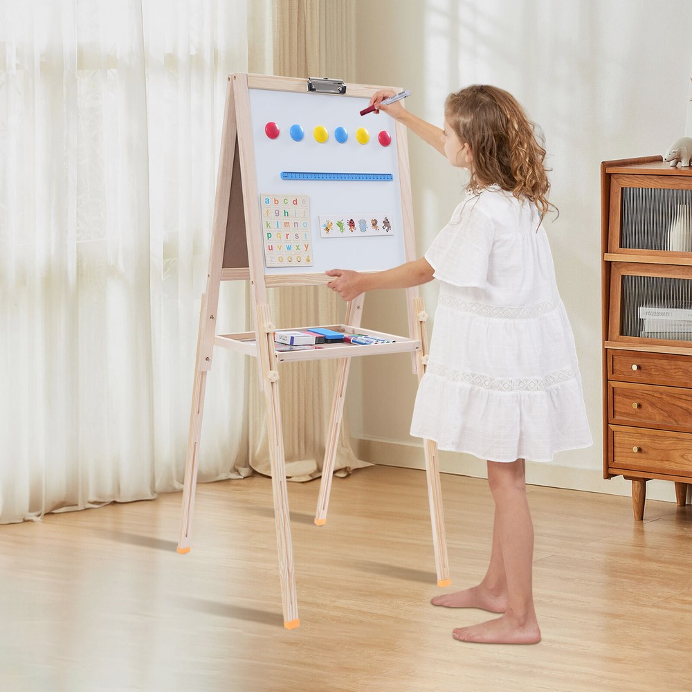 Kids Art Easel, Adjustable Children’s Easel, Free Standing Easel 72-115cm