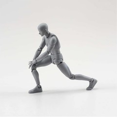 Art Manikin Figure Model for Sketching and Painting Supplies – Male, Grey
