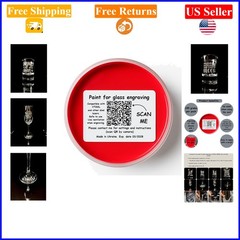 185g Red Laser Engraving Paint for Glass with Color Changing Feature
