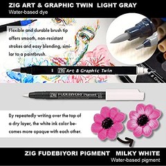 Zig Inktober pen set, for Illustration, Manga Drawing, Basic No.2(5pcs.)