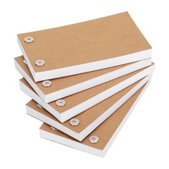 5Pcs Flip Book Kit Separate Hand Painted Books Screws Set Children Painting