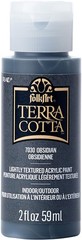 FolkArt Terra Cotta Paint 2oz Obsidian