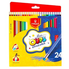 12 Boxes 24 Wooden Colored Pencils Bulk Pack Erasable Triangular School Supplies