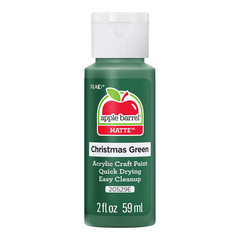 Apple Barrel Christmas Green Acrylic Paint 2 Ounce Matte Finish Art Craft