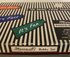 Vintage Marshalls Photo Oil Colors Master Set Preowned Partially Used Hinged Box