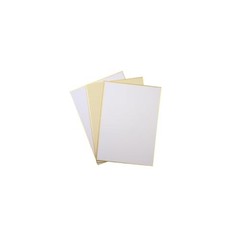 Yasutomo Shikishi Board White 2 75 Oz 5 Functional Office Organization Gold Tone