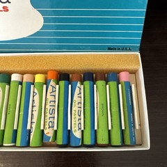 Vintage Artista Oil Pastel Set of 22 Vivid Colors Binney & Smith USA 224 NEW
