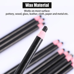 Peel-Off China Markers Black Grease Pencils Wax Pencils Crayon for Drawing Color