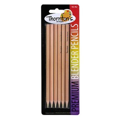 Thornton’s Art Supply Colorless Blender 962 Blending Pencils, Pack of 6