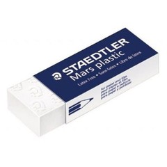 Staedtler Eraser Mars Premium Plastic Erasers 52650 6 Erasers New
